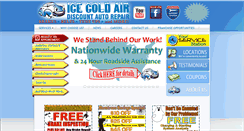 Desktop Screenshot of icecoldair.com